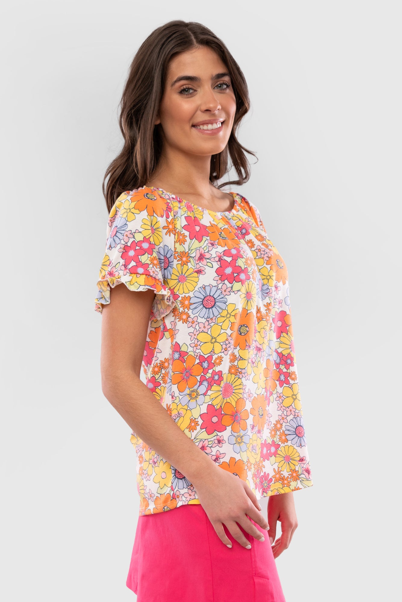 Groovy Floral Top