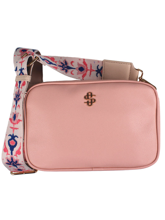 SS Leather Crossbody Peach