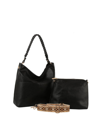 2 in 1 classic hobo tote and purse set