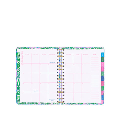 17 Month Monthly Planner, Seacret Escape