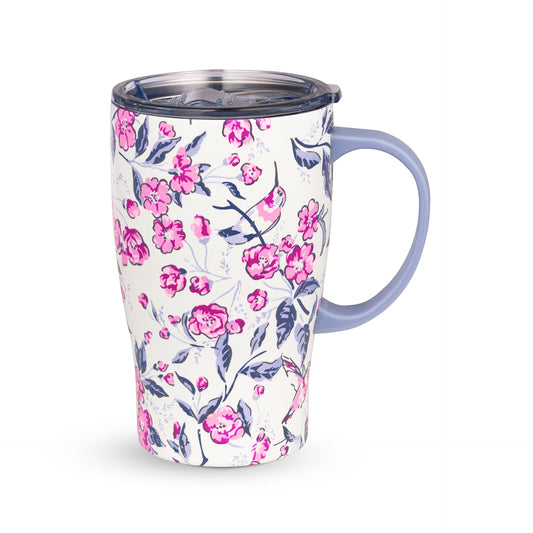 Stainless Steel Mug, Hummingbird Ditsy