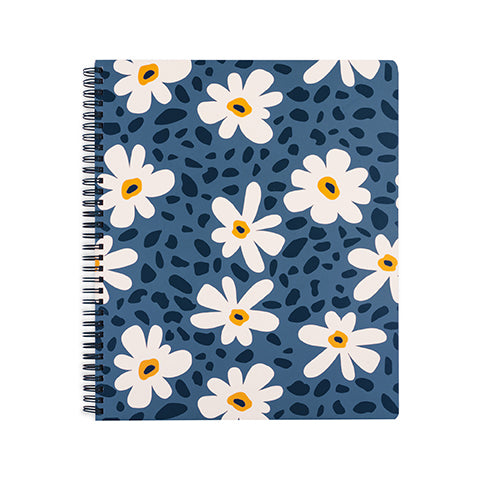 Large Notebook, Leopard Daisy