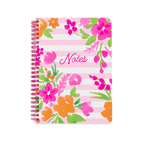 Mini Notebook, Watercolor Flowers