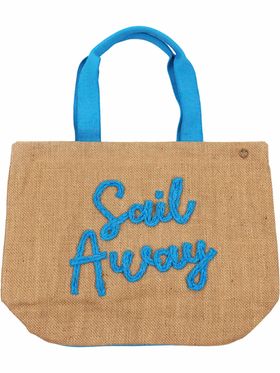 Embroidered Sail Away Tote