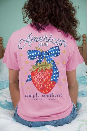 SS American Girly Petal T-shirt