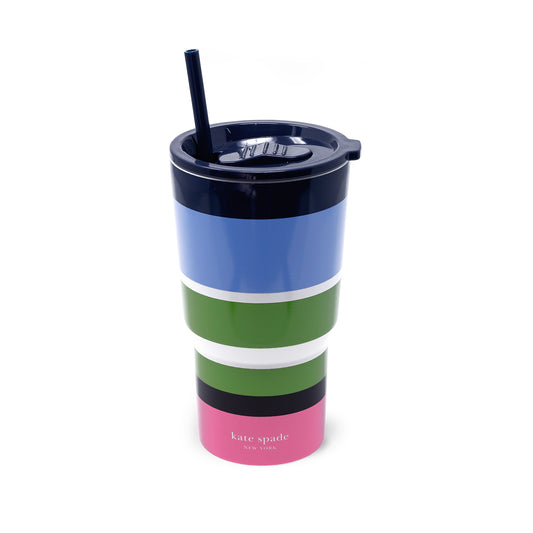 Stainless Steel 20 oz. Tumbler, Sunny Day Stripe